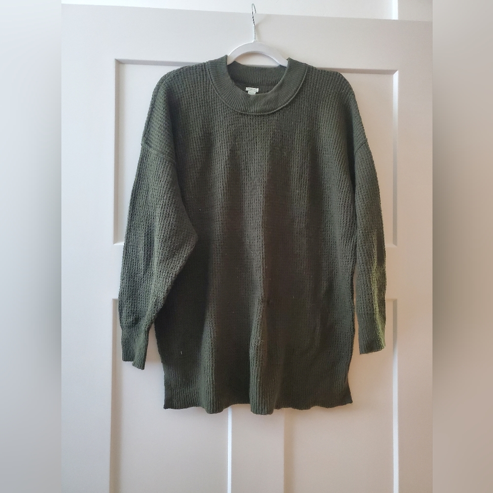 Over sized waffle sweater
